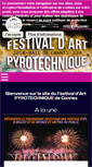 Mobile Screenshot of festival-pyrotechnique-cannes.com